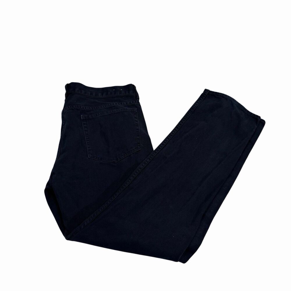 J. Crew The Sutton Mens Jeans 34x32 Regular Denim Navy Blue 100% Cotton Canvas - Picture 6 of 9